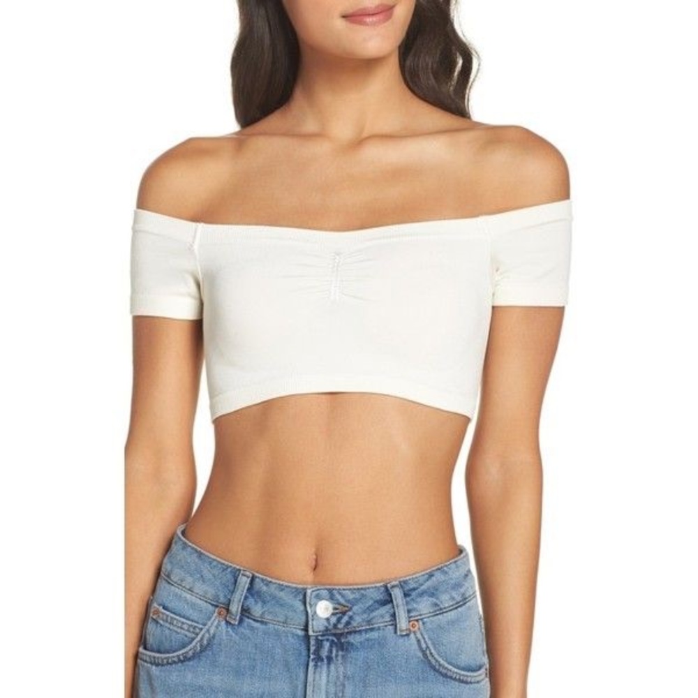 Free People “Make You Mine” Seamless Crop Bralette